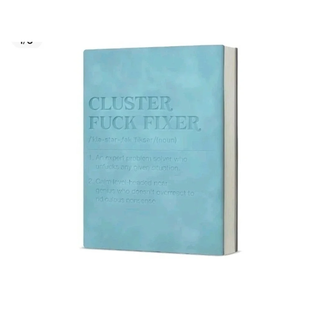 Funny Office Notebook Cluster F*** Fixer Definition Journal Gag Gift Coworker